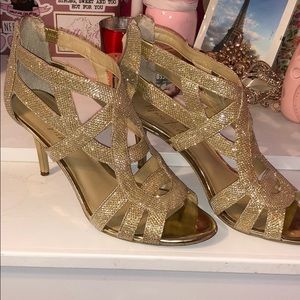 Gold heels